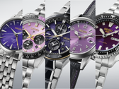De izquierda a derecha, en la imagen: Seiko Presage HCB006J1, Prospex HBJ005, Astron HAB011J1, Alpinist HBC006J1 y 5 Sports HDB003.