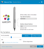 aplicación Wacom Pen