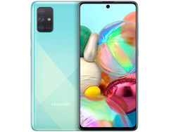 Review del smartphone Samsung Galaxy A71. Dispositivo de prueba cortesía de notebooksbilliger.de.