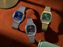 El Casio AQ-240E-2A2, el AQ-240E-1A y el AQ-240EG-3A (de izquierda a derecha)