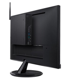 El mini PC puede montarse sobre un monitor (Fuente de la imagen: Asus)