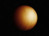 Una representación artística del exoplaneta WASP-18b (Fuente de la imagen: NASA)
