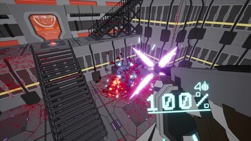En la imagen: una captura de pantalla del juego Cyberfrags '69.