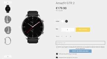 Huami Amazfit GTR 2. (Fuente de la imagen: Amazfit.shop)