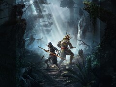 Los protagonistas Naoe (izquierda) y Yasuke (derecha) de Assassin&#039;s Creed Sombras. (Fuente de la imagen: Ubisoft)