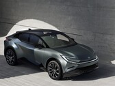 El Toyota bZ Compact SUV Concept cuenta con una gran pantalla de infoentretenimiento. (Fuente de la imagen: Toyota)