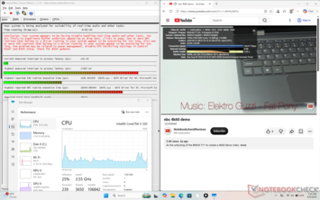 LatencyMon muestra problemas de DPC, pero, por lo demás, no se producen pérdidas de fotogramas durante la reproducción de vídeo en 4K a 60 fps.