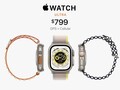 Garmin afirma indirectamente que su smartwatch Enduro 2 tiene una duración de batería superior en comparación con el Apple Watch Ultra (Imagen: Apple)