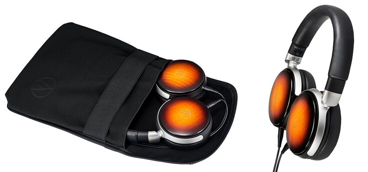 El Audio-Technica ATH-WP900SE se suministra con una bolsa de transporte.