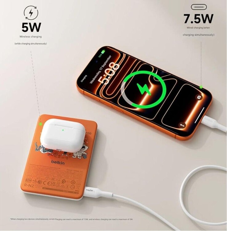 El banco de energía Belkin x Zootopia 2 BoostCharge Slim
