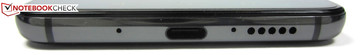 Parte inferior: micrófono, USB 3.1 Gen.1 Tipo C, micrófono, altavoz