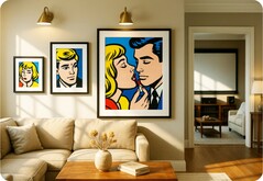 Fraimic está diseñado para integrarse perfectamente con las impresiones artísticas. (Fuente de la imagen: Fraimic)