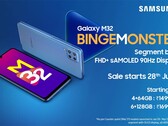 Una nueva promoción del Galaxy M32. (Fuente: Amazon.in)