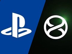 Los logotipos de PlayStation y Xbox de «Project Helix» uno al lado del otro