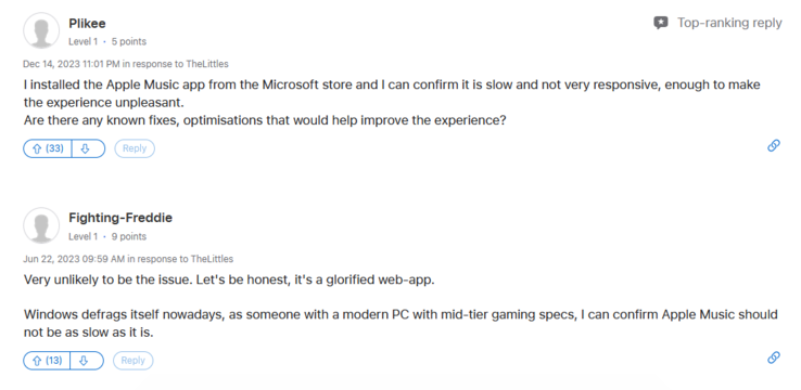 (Fuente de la imagen: Apple Support Community)