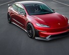 El Tesla Model 3 Performance con kit aerodinámico posventa. (Fuente de la imagen: Unplugged Performance/X)