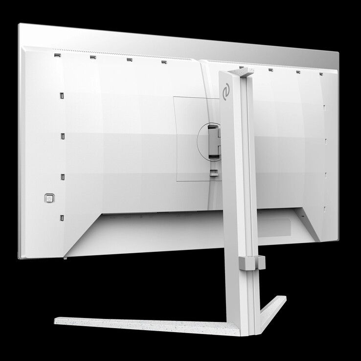 El Philips Evnia 27M2N6501L también incorpora luces Ambiglow de 3 lados en su parte trasera. (Fuente de la imagen: Philips)