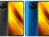 El POCO X3 viene en una elección de Gris Sombra o Azul Cobalto. (Fuente de la imagen: Xiaomi - editado)