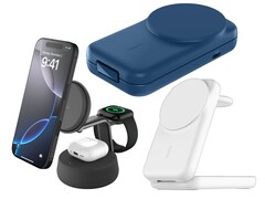 Los cargadores inalámbricos de la colección UltraCharge de Belkin son compatibles con la carga inalámbrica rápida Qi2.2 de 25 W. (Fuente de la imagen: Belkin)