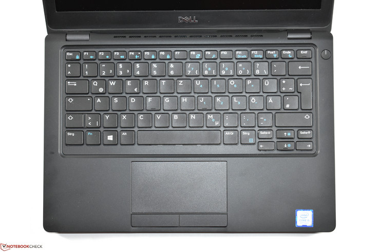 Área del teclado del Dell Latitude 5290