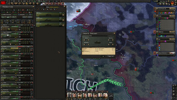 En la imagen: Una captura de pantalla del juego Hearts of Iron IV.