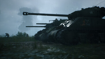 Una imagen que muestra varios M4 Sherman en Hell Let Loose.
