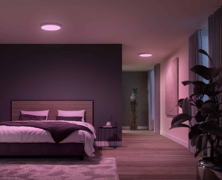 Philips Hue nuevo Surimu en forma redonda. (Fuente de la imagen: hueblog.com)