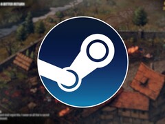 Una imagen en la que se muestra el logotipo de Steam y el juego «Thronebreaker: The Witcher Tales», ahora con un 80 % de descuento.