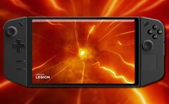 El dispositivo portátil para juegos Lenovo Legion Go se ha filtrado en imágenes que lo muestran con mandos desmontables. (Fuente de la imagen: windowsreport/Unsplash - editado)
