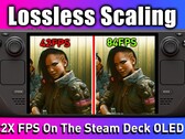 El escalado sin pérdidas en Steam Deck OLED muestra resultados positivos en la prueba inicial (Fuente de la imagen: ETA Prime)