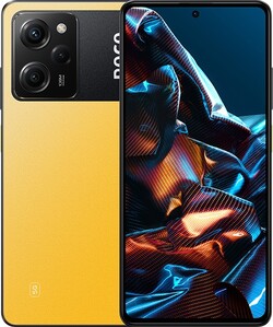 Poco X5 Pro en amarillo