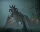 Un dragón en El legado de Hogwarts.