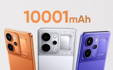 El Realme P4 Power 5G está equipado con una enorme batería de 10.001 mAh (Fuente de la imagen: Realme)