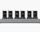 El reloj Tesla S3xy Time Glow cuenta con seis pantallas IPS en color. (Fuente de la imagen: Tesla)