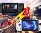 El Steam Deck tuvo problemas con Spider-Man 2, mientras que el ROG Ally rindió decentemente bien. (Fuente de la imagen: Steam, Asus, Valve, editado)