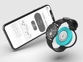 El medidor de glucosa en sangre (BG) de Afon puede utilizarse con o sin un smartwatch. (Fuente de la imagen: Afon - editado)