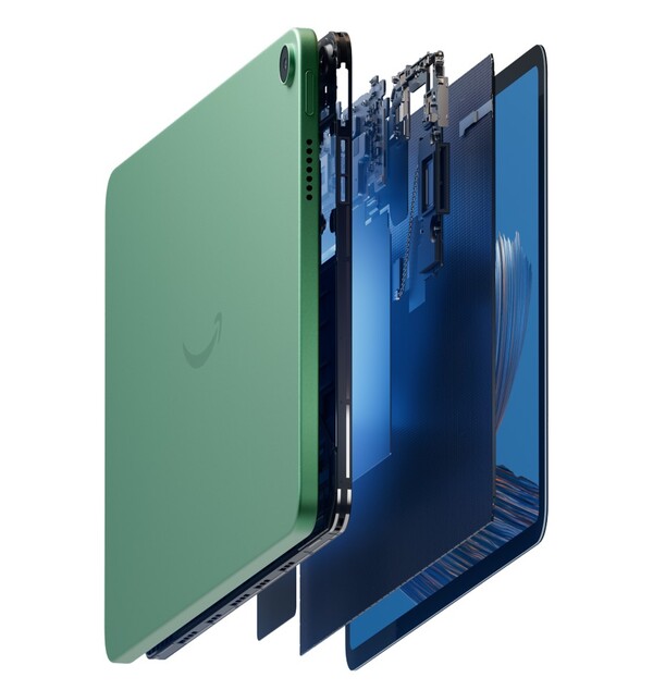 La Amazon Alexa Tablet 11 no tiene un conector de audio.