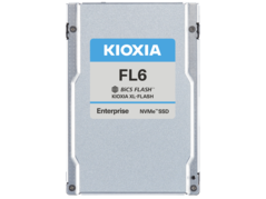 La unidad SSD FL6 de Kioxia pretende ofrecer un rendimiento superior y un precio considerablemente menor en comparación con las unidades SSD Optane de Intel. (Fuente de la imagen: Kioxia)