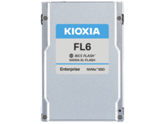 La unidad SSD FL6 de Kioxia pretende ofrecer un rendimiento superior y un precio considerablemente menor en comparación con las unidades SSD Optane de Intel. (Fuente de la imagen: Kioxia)