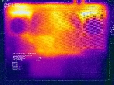 Prueba de tensión de temperaturas superficiales (lado superior)