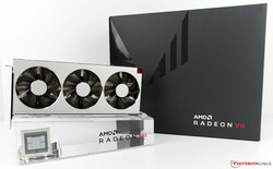 La revisión de la GPU de sobremesa AMD Radeon VII. Dispositivo de prueba cortesía de AMD Alemania.