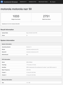 (Fuente de la imagen: Geekbench)