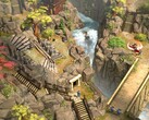 Una imagen que muestra un entorno de Shadow Tactics: Blades of the Shogun, ahora con un 90% de descuento en Steam.