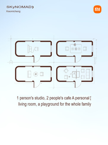 Planos de planta del futuro Sky Nomad N90