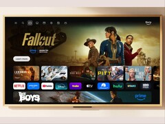 Amazon Ember Artline TV con marco de madera.