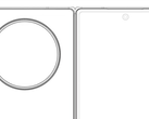 El último esquema del "OnePlus Fold". (Fuente: Digital Chat Station vía Weibo)