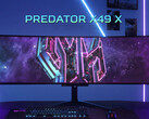 El Predator X49 X parece compartir el mismo panel QD-OLED Gen 2 que los recientes lanzamientos de RedMagic y Philips Evnia. (Fuente de la imagen: Acer)