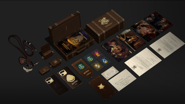 El realme 16 Pro Harry Potter Edition viene empaquetado en una caja de regalo personalizada, diseñada como una réplica a escala 1:1 del emblemático baúl de Harry Potter.