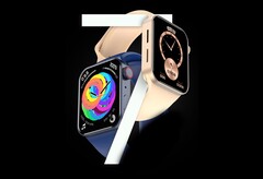 El llamado Aifeec Smartwatch Series 7 se parece sospechosamente a las fotos filtradas del Apple Watch Series 7 (Imagen: Aifeec)