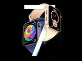 El llamado Aifeec Smartwatch Series 7 se parece sospechosamente a las fotos filtradas del Apple Watch Series 7 (Imagen: Aifeec)
